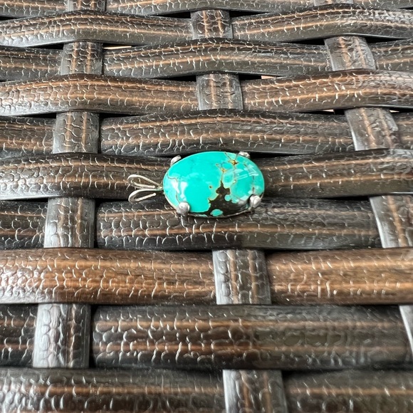 BOHO TURQUOISE & SILVER NECKLACE CHARM - Picture 6 of 7